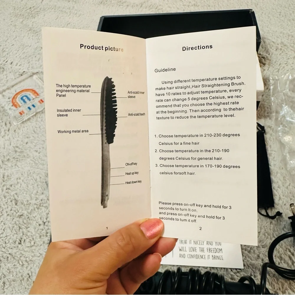 LVL Hair Straightener Brush